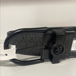 Michael Kors reversible Black monogram XL Belt